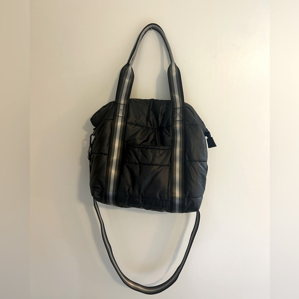 NWOT HAUTE SHORE Jamie Black Puffer Tote